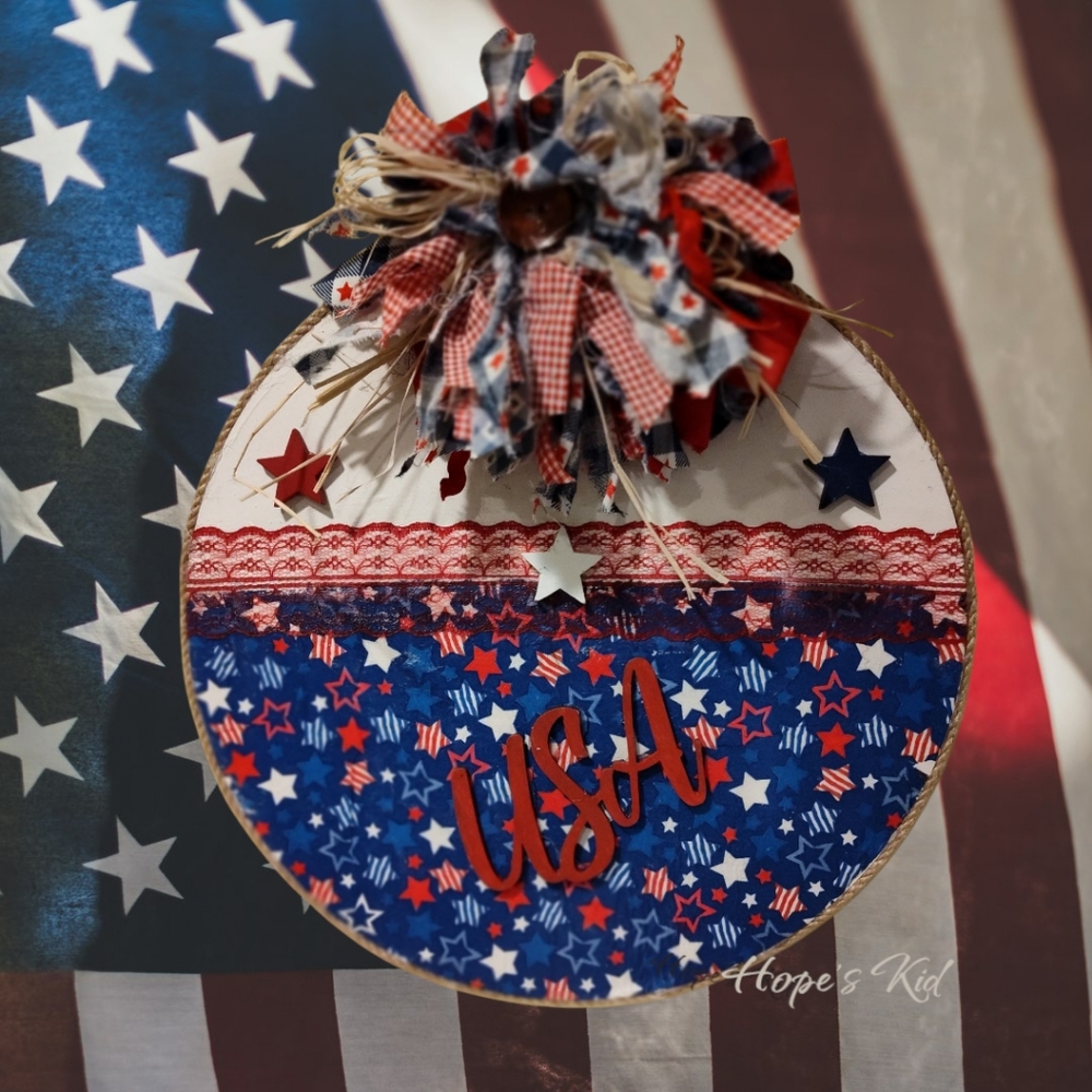 Patriotic USA Wall Hanging Decor